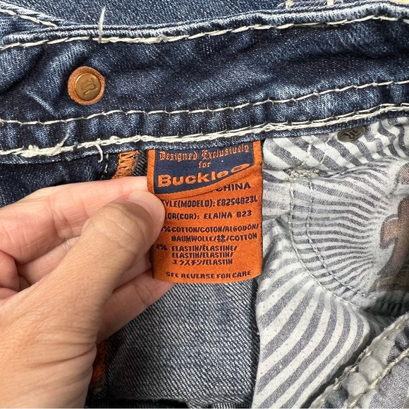 Women’s Rock Revival Elaina Boot Cut Stretch Jeans Size 27 E8254823L - Picture 15 of 16